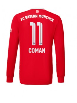Bayern Munich Kingsley Coman #11 Heimtrikot 2022-23 Langarm